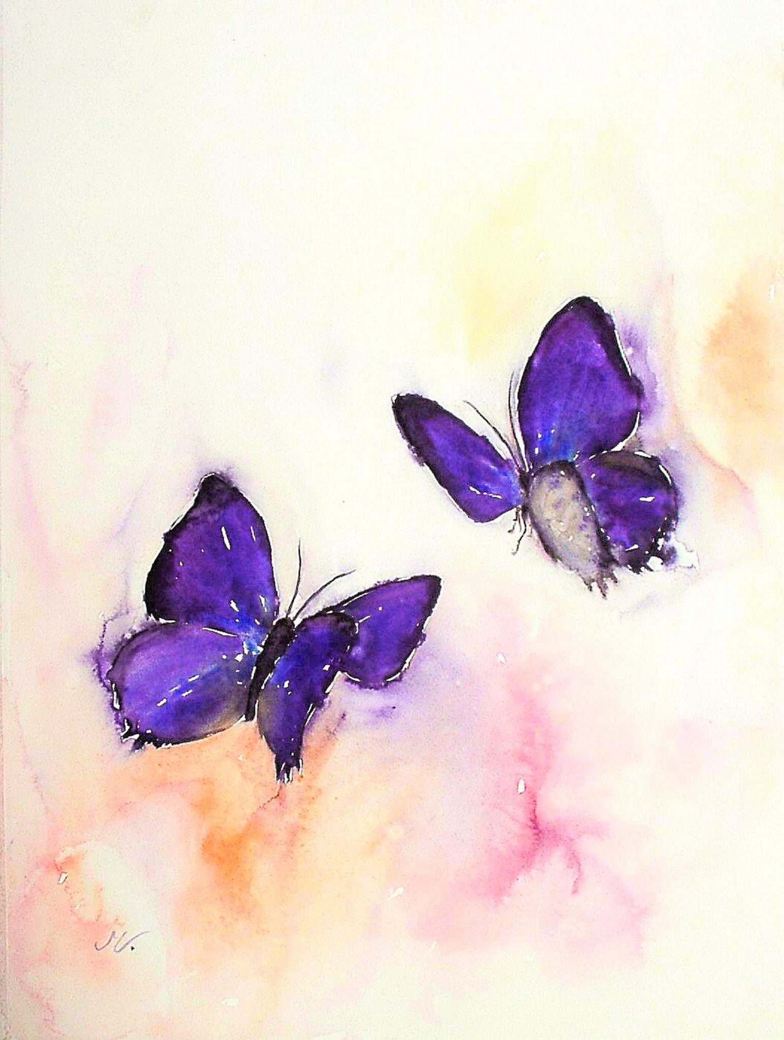 Paarse vlinders